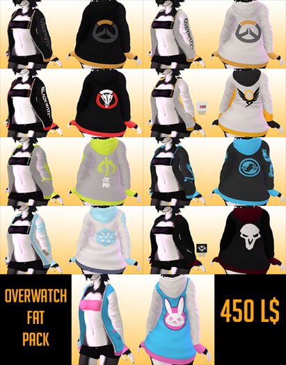 **Toxic Concoctions** - Open Hoodie - Overwatch Fat Pack