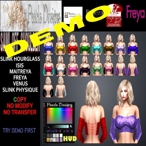 SAMI DEMO 1 CORSET OFF SHOULDER TOPS