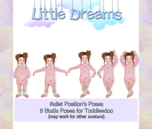 Little Dreams ~ Ballet Positions Poses [5]