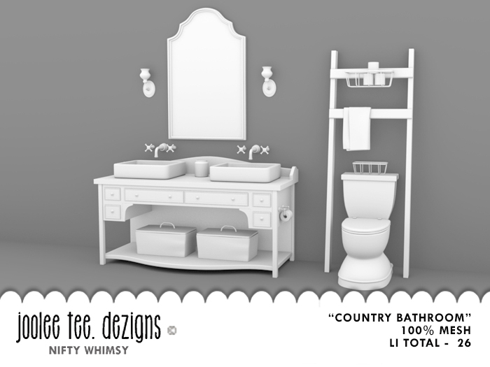 Joolee Tee Builders - Country Bathroom Set Boxed