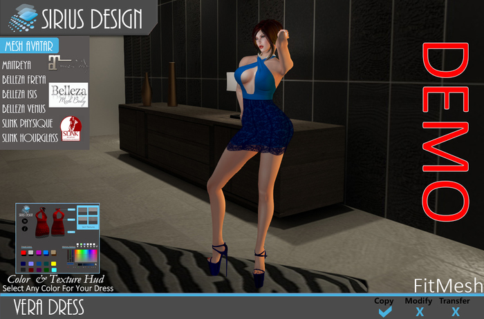 Sirius Design Vera Dress Boxed ==DEMO==