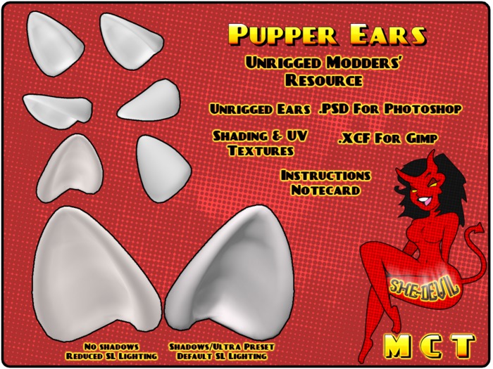 She-Devil: Pupper Ears - Full Perms