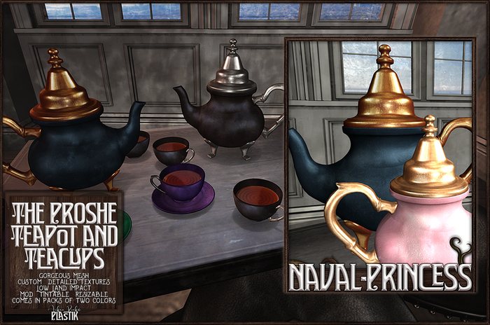 :[P]:- Proshe Tea Set:// Naval & Princess