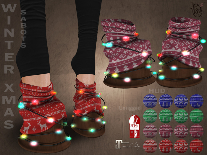 #187# Winter Sabots XMas
