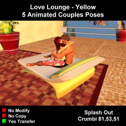 Love Lounge - Yellow Boxed