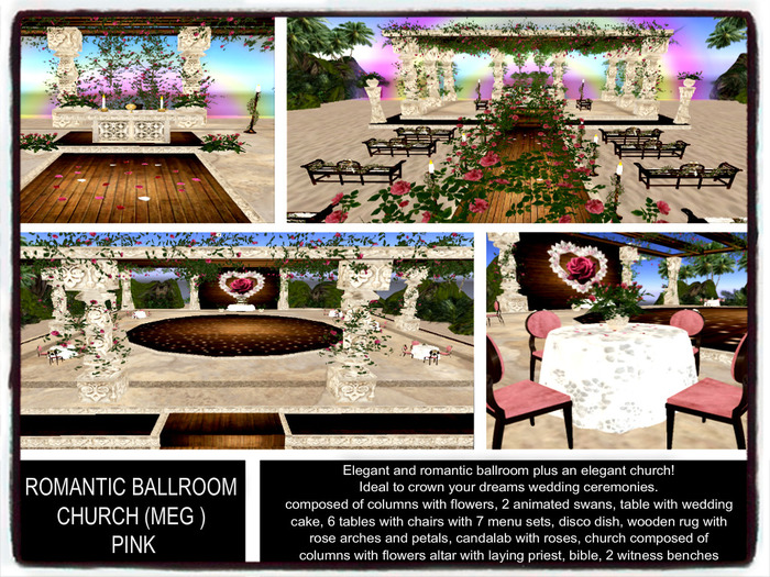 ROMANTIC BALLROOM CHURCH (MEG ) PINK