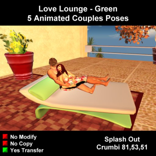 Love Lounge - Green Boxed