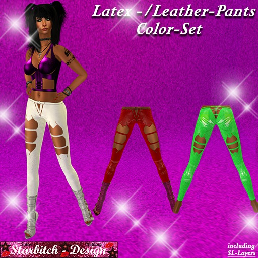 Leather-/Latex-Pants Color-Set (including Omega-Applier)