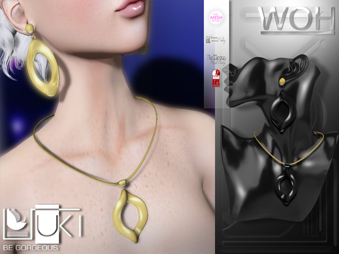 :::Suki::: Ivana Jewelry Set - black
