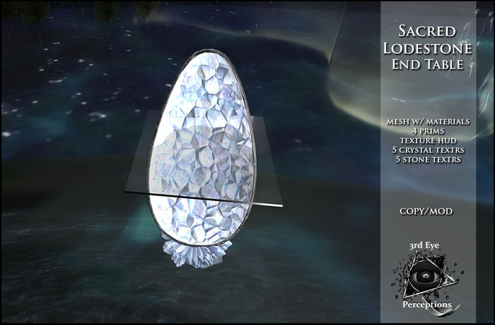 3rd eye ( ADD ME ) Sacred Lodestone End  v2Table