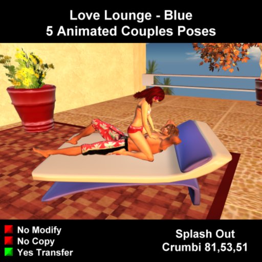 Love Lounge - Blue Boxed