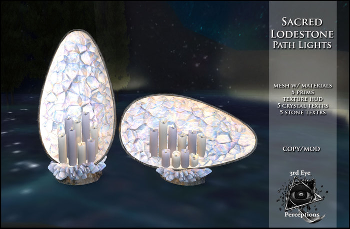3rd eye ( ADD ME ) Sacred Lodestone Path Lights