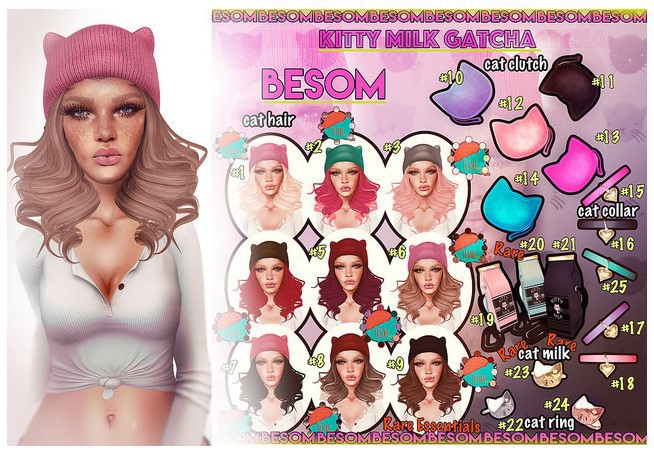 BESOM- Kitty Milk #20 -Blue RARE