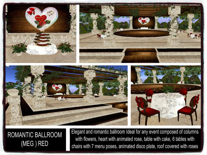 ROMANTIC BALLROOM (MEG ) RED