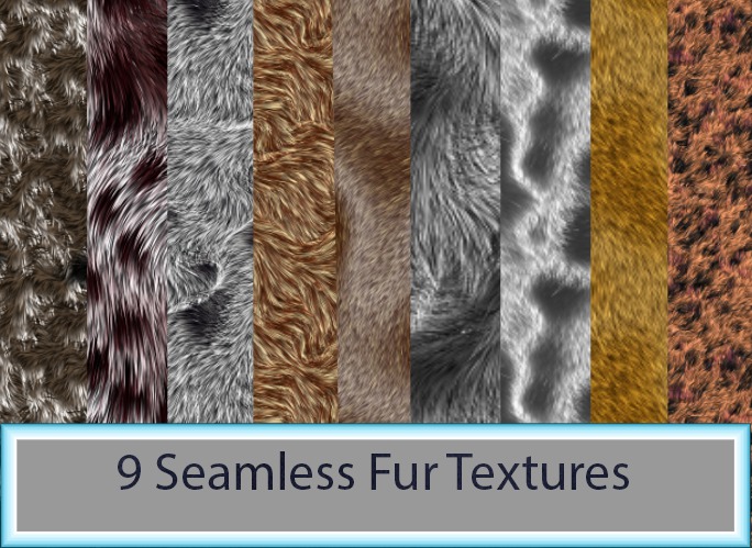 9 Full Perm Fur Textures Vol 4