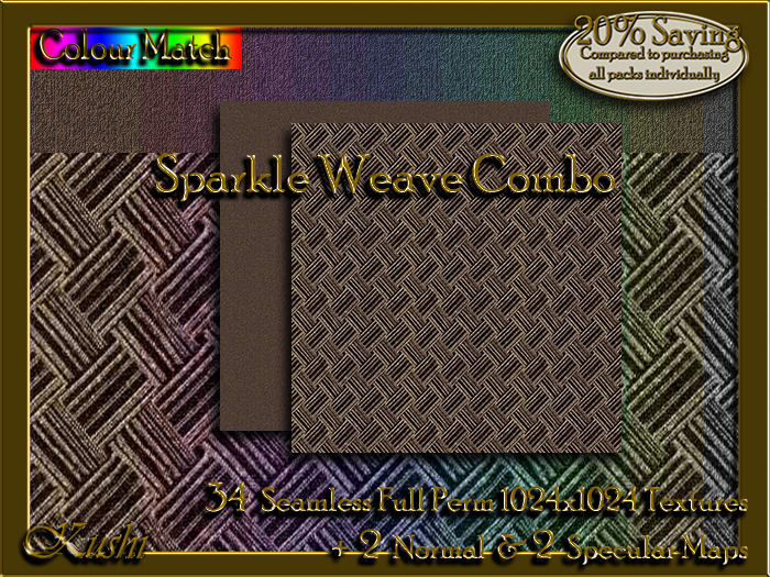 Sparkle Weave Combo Seamless Textures