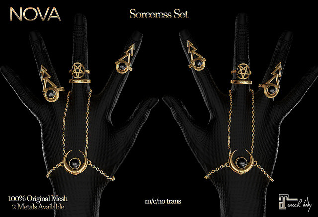 Nova -- Soceress Set -- Silver