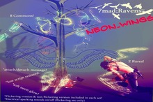 7mad;Ravens NeonWings Butterfly (boxed)