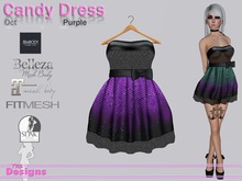 Candy Dress Oct Purple