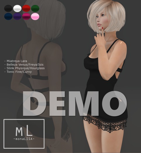 -mL- Radella Dress (Maitreya/3Belleza/2Slink) - DEMO