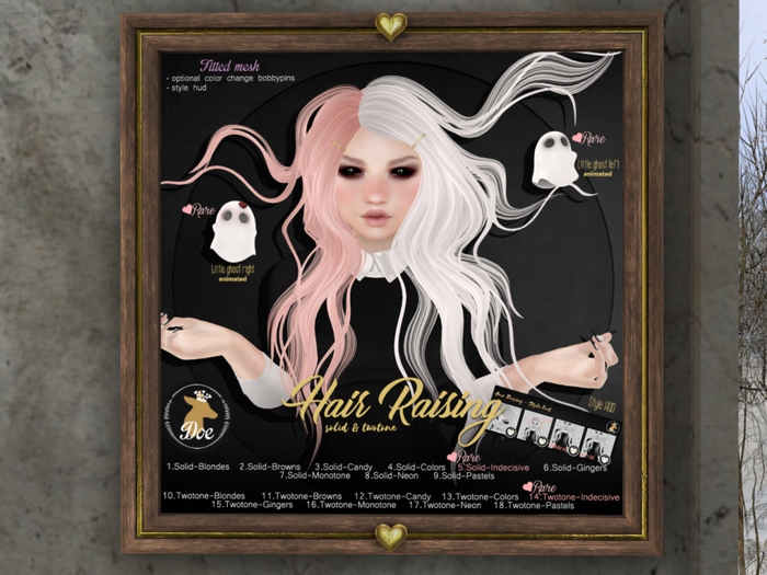 3.Doe: Hair Raising (solid) - Candy