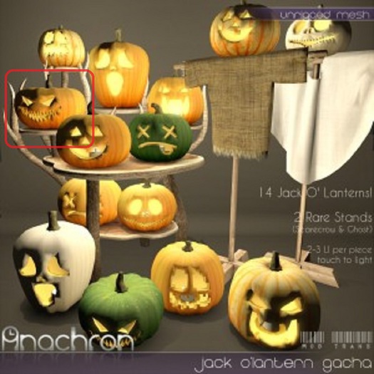Anachron - Jack 'O Lantern Gacha - Sinister Orange