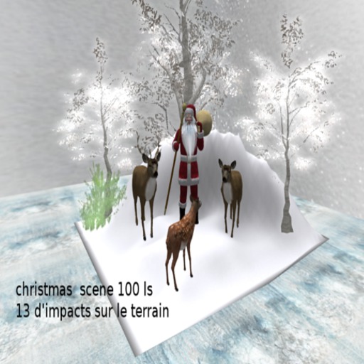 christmas scene  pere noel