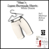 *Shae's Lyane Bermuda Shorts White