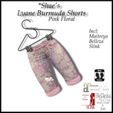 *Shae's Lyane Bermuda Shorts Pink Floral