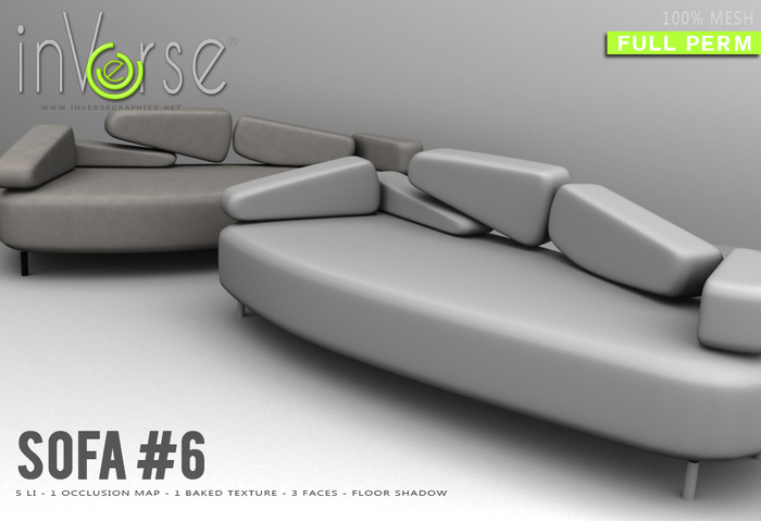 ☰ inVerse ☰  MODERN SOFA #6 full permission 