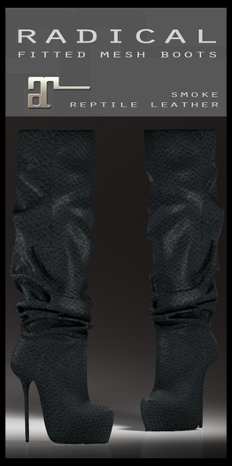 Maitreya Mesh * Radical Boots * Smoke Reptile