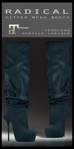 Maitreya Mesh * Radical Boots * Cerulean Reptile