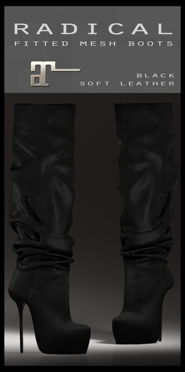 Maitreya Mesh * Radical Boots * Black