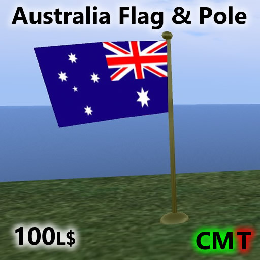 Australia Flag and pole :)