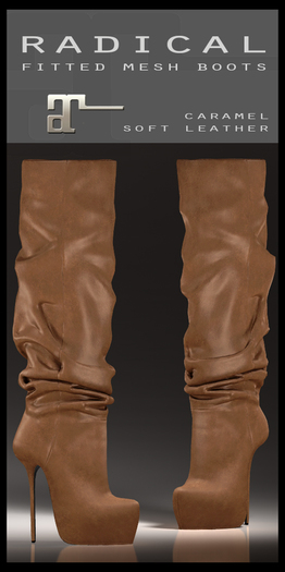 Maitreya Mesh * Radical Boots * Caramel