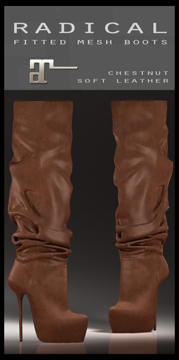 Maitreya Mesh * Radical Boots * Chestnut