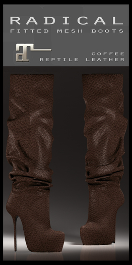 Maitreya Mesh * Radical Boots * Coffee Reptile