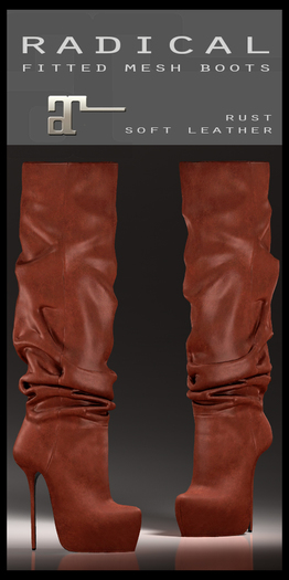 Maitreya Mesh * Radical Boots * Rust