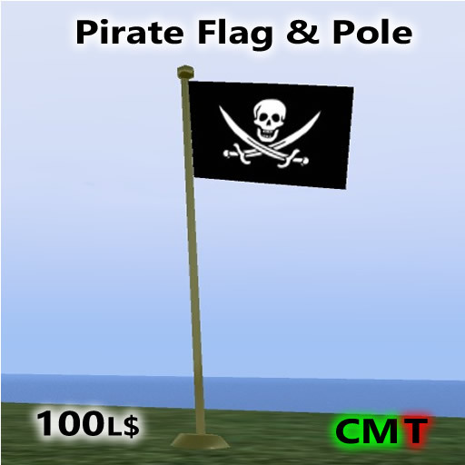 Pirate flag and pole :)