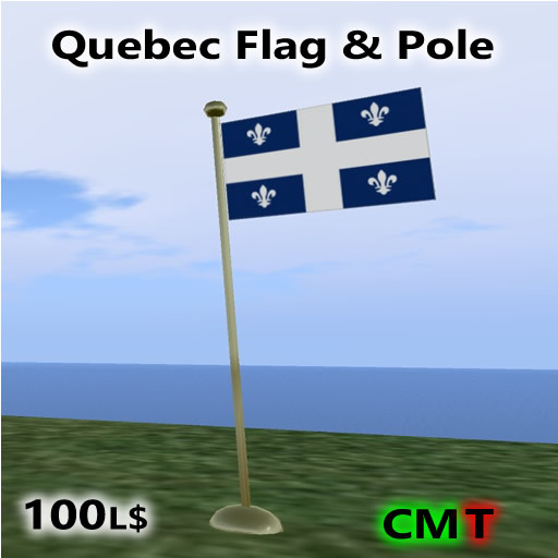 Quebec flag and pole :)