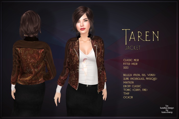 LUZ - Taren red pattern - box