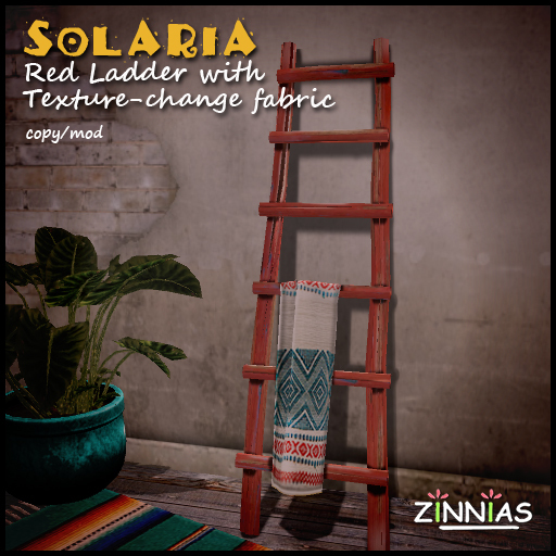 Zinnias Solaria Red Ladder