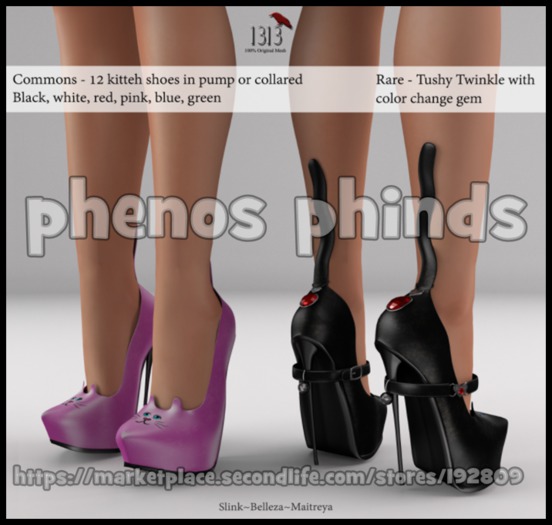 (*<*) 1313 Kitteh Shoes - Blue