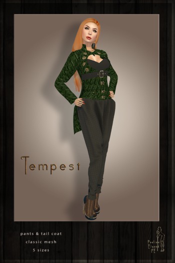 PE - Tempest green - box