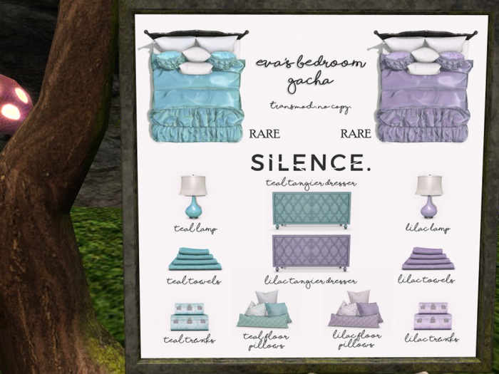 Silence. - Eva's Table Lamp - Lilac