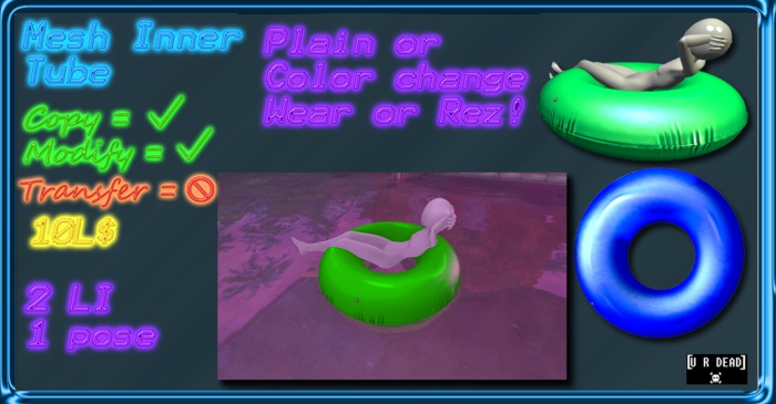 [ U R DEAD ] mesh inner tube Box