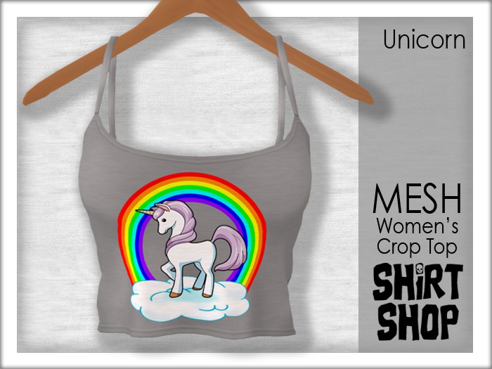 Unicorn At Night Crop Top SD01330