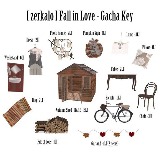 [ zerkalo ] Fall in Love - Autumn Shed - RARE