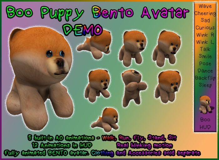 Boo BENTO Puppy Avatar - DEMO