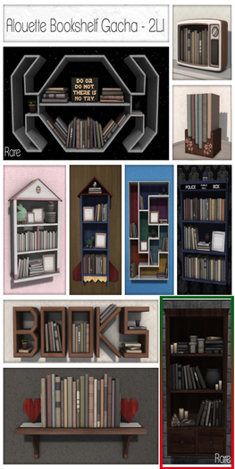 Alouette - You're A Wizard Bookshelf (#9) (Boxed) RARE